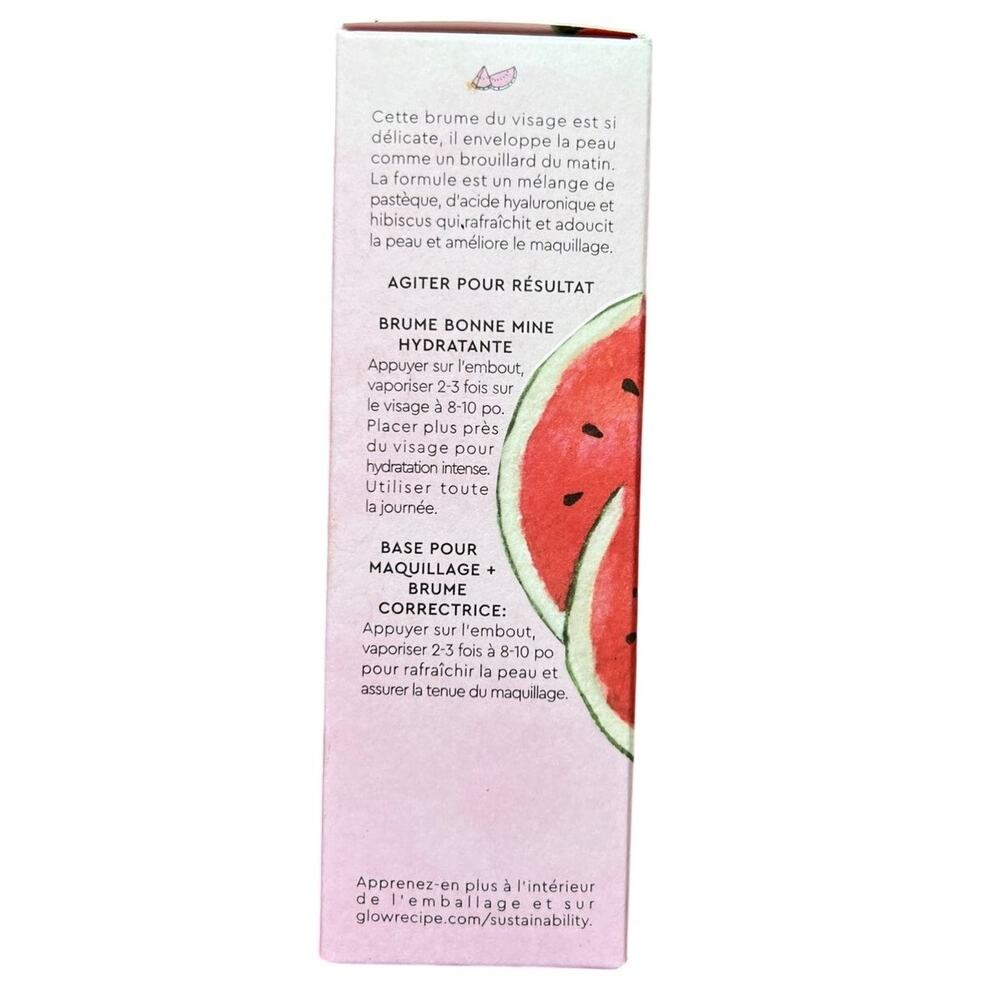 Glow Recipe Watermelon Glow Ultra Fine Facial Mist Setting Spray Makeup Primer - Picture 4 of 6